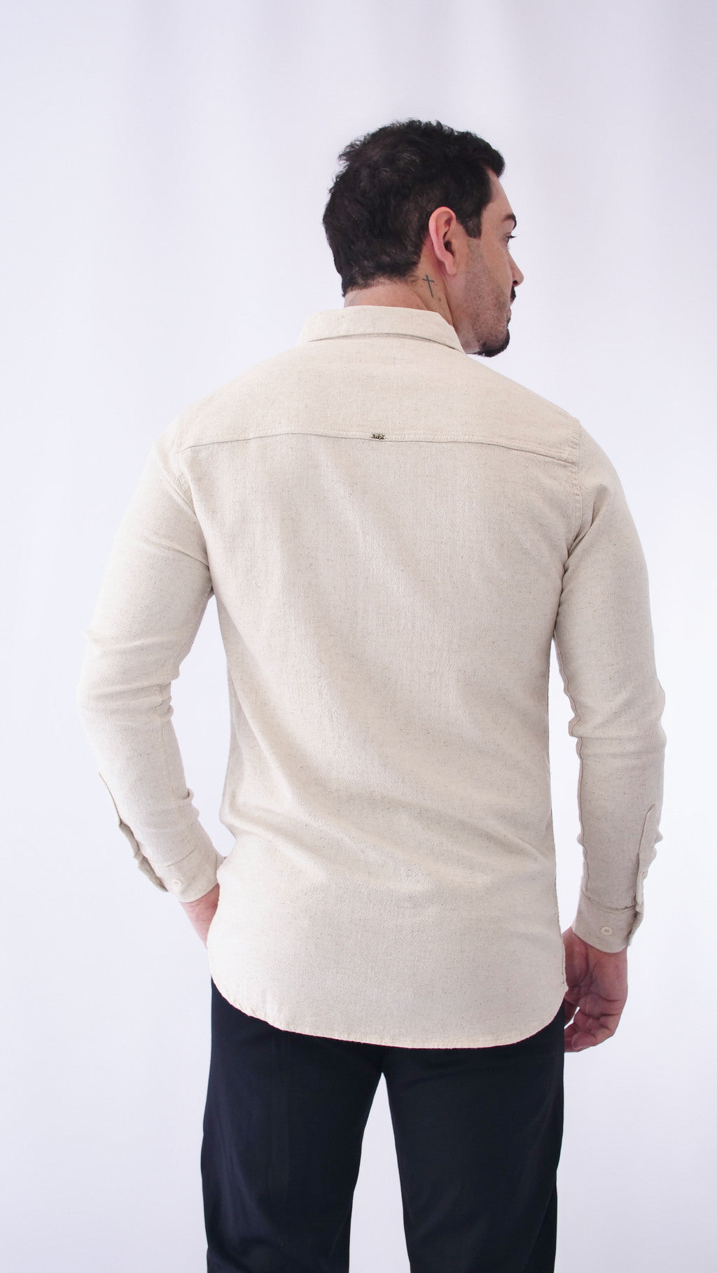 Camisa Linho com elastano