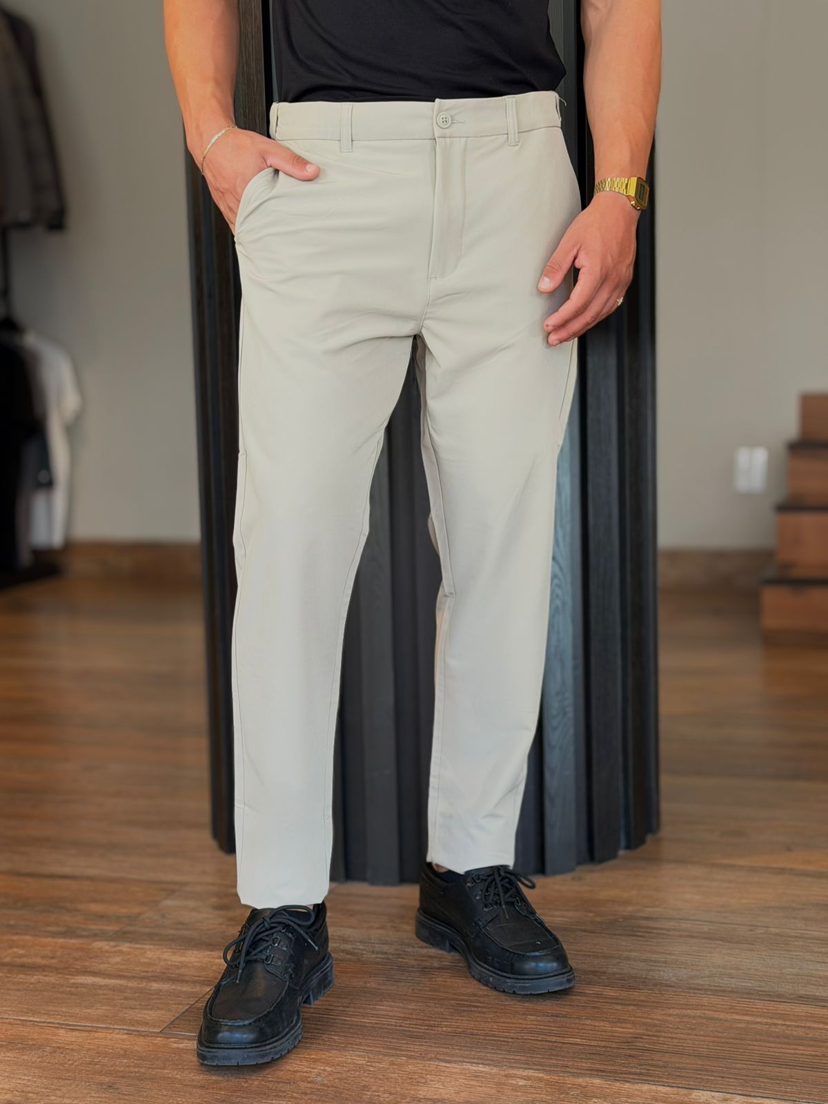 Calça Dobby Elástico Mk