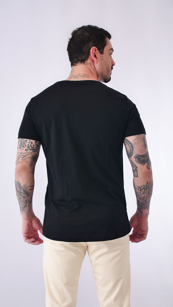 Algodão Egipcio Minimalist MK - Preto