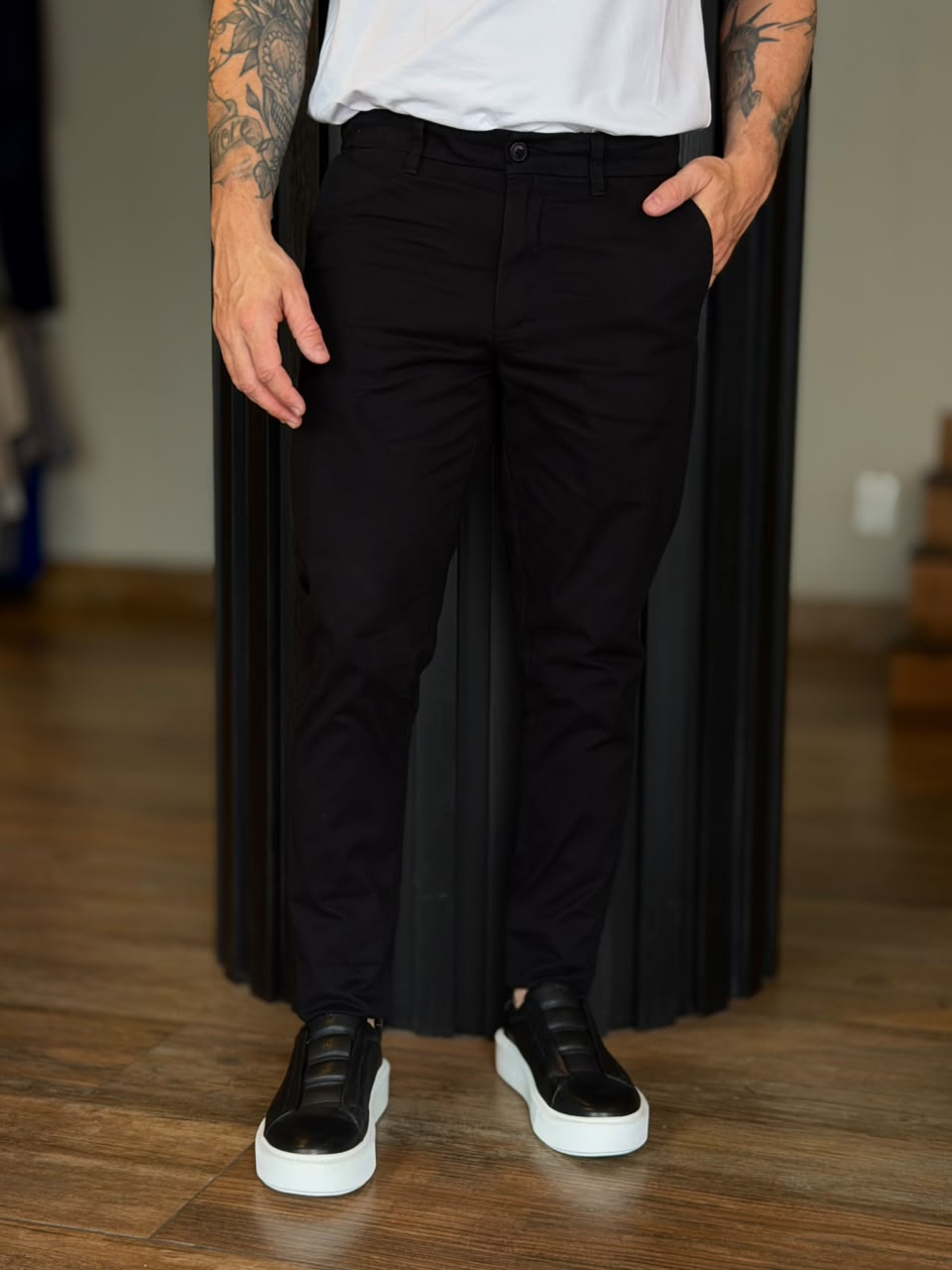 Calça Sarja Chino