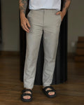 Calça de linho alfaiataria Mk