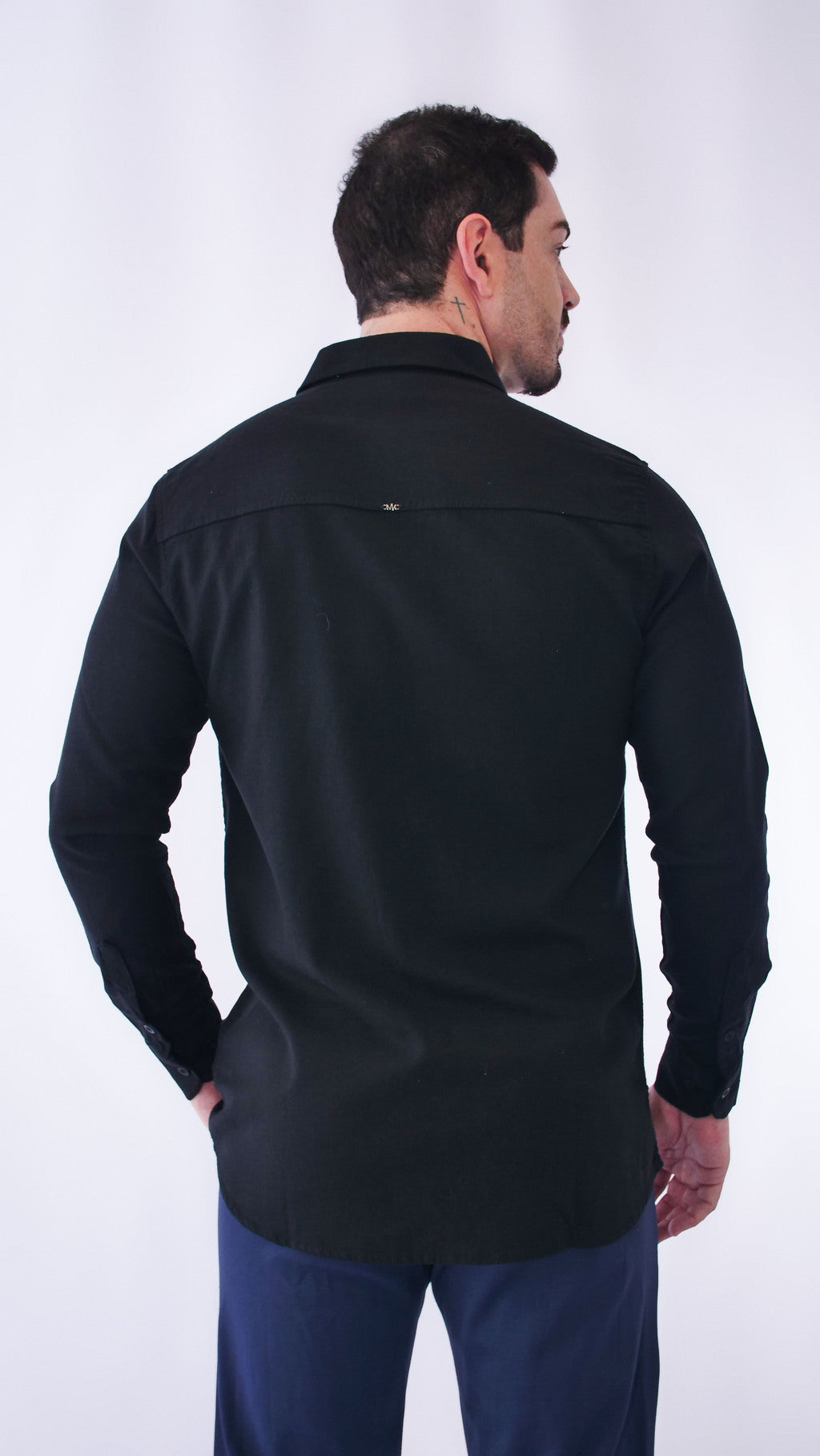Camisa Linho com elastano