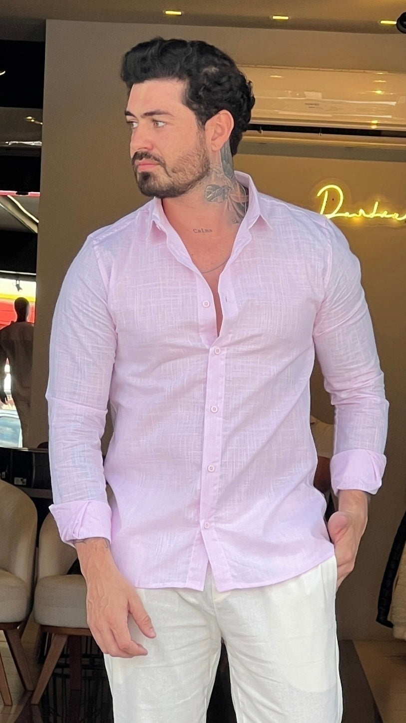 Camisa de linho Mk M/L