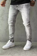 Calça Slim Cinza Claro Jay