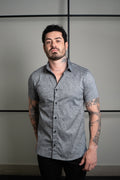 Camisa de Linho Mk M/C
