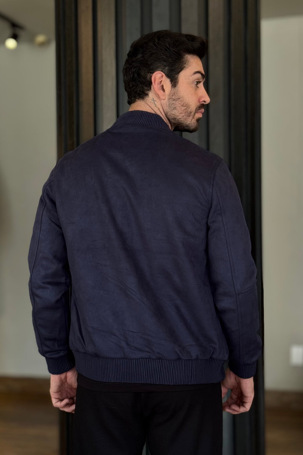 Jaqueta Bomber Camurça Mk
