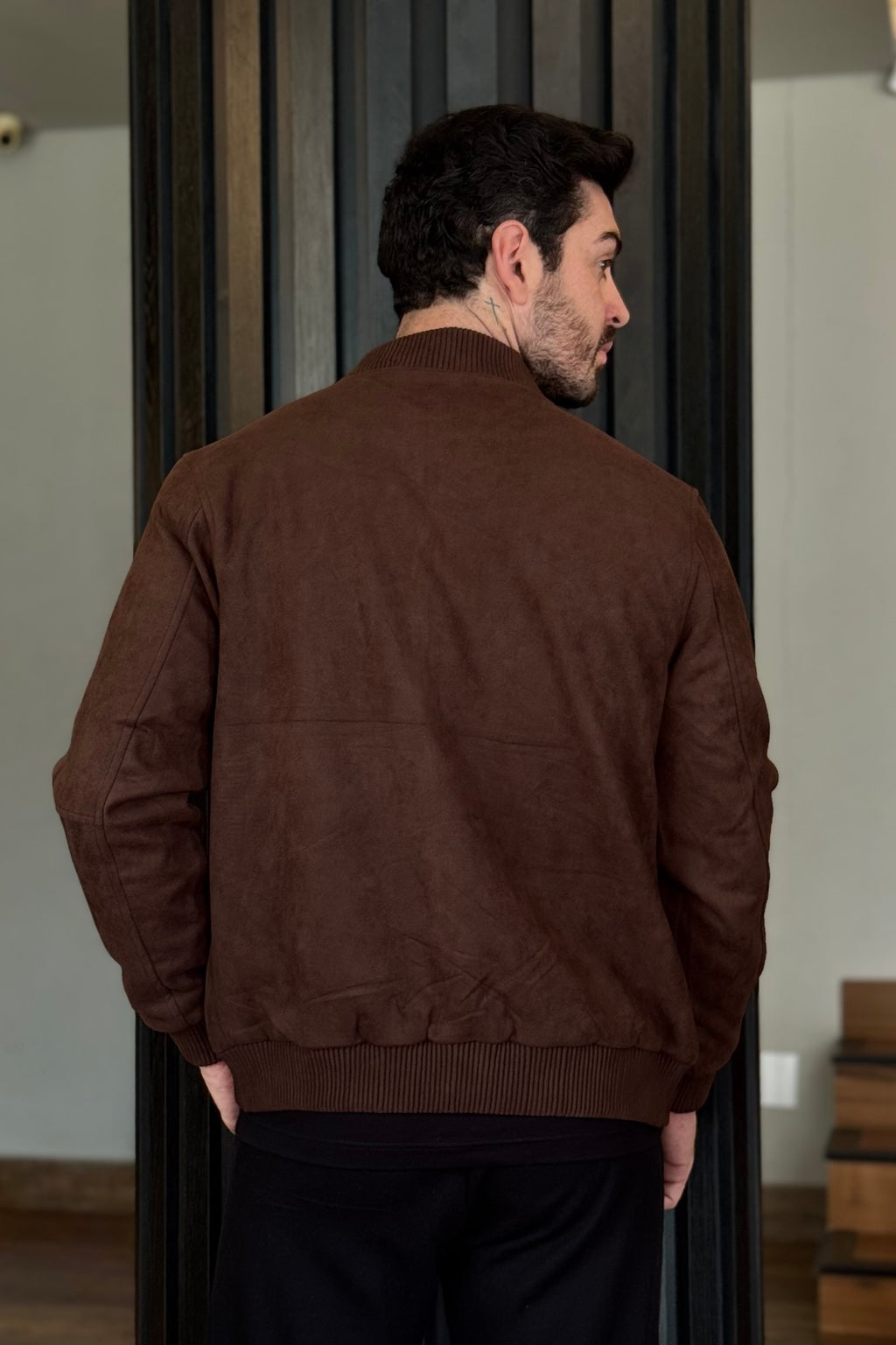 Jaqueta Bomber Camurça Mk