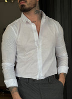 Camisa de linho Mk M/L