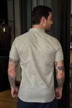 Camisa de Linho Mk M/C