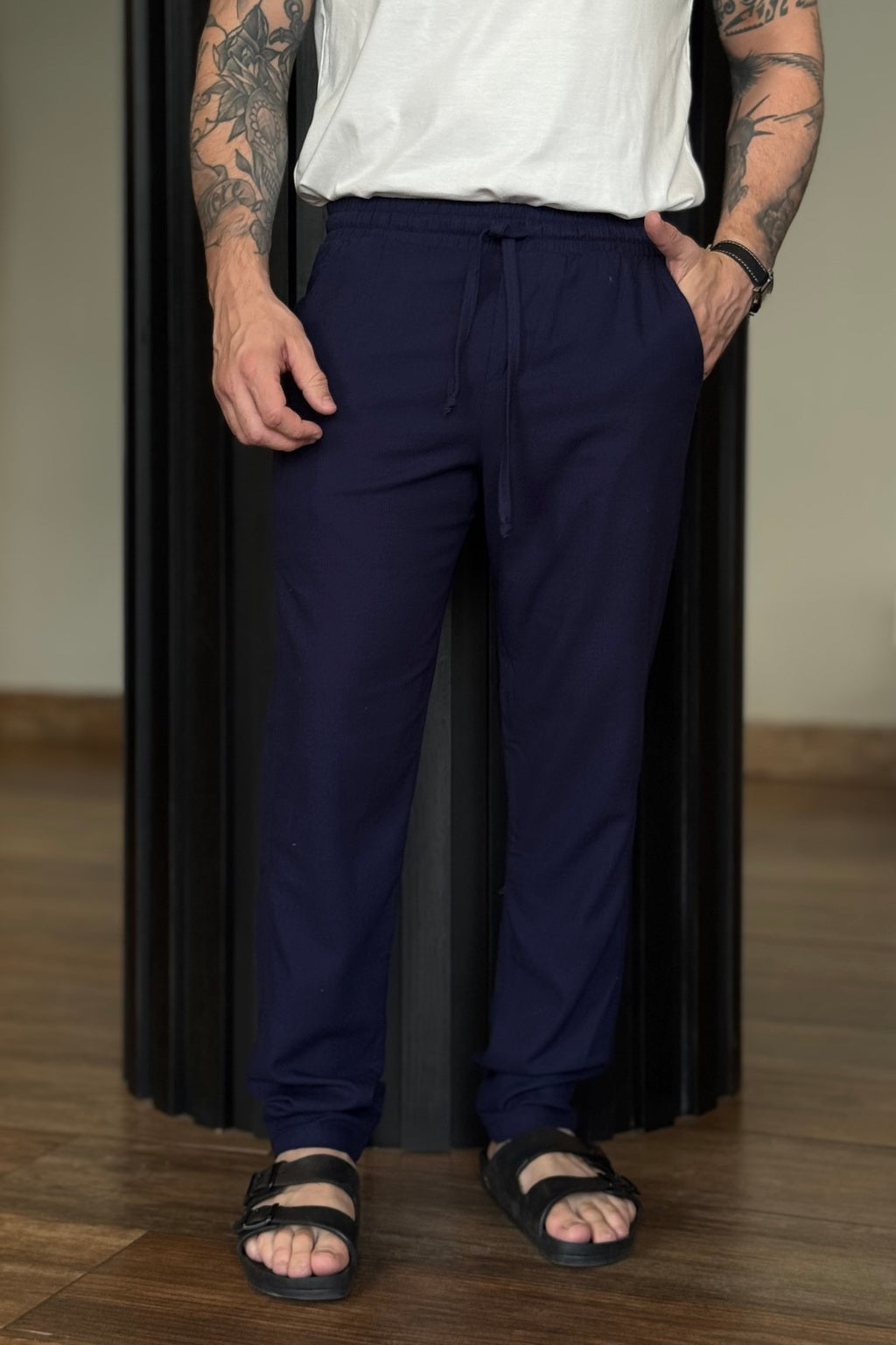 Calça de Linho Mykonos