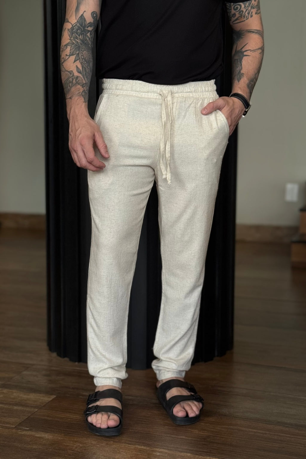Calça de Linho Mykonos