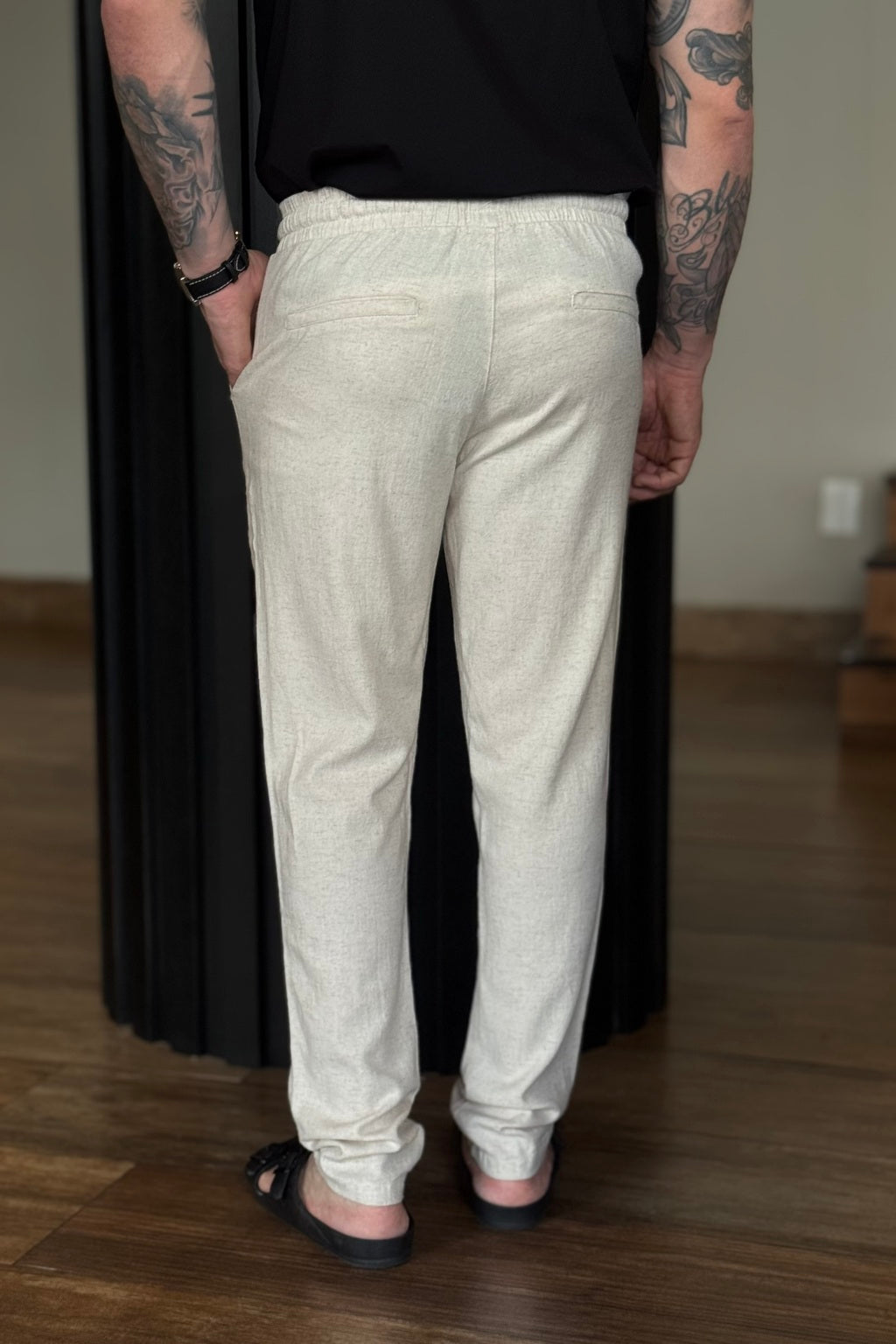 Calça de Linho Mykonos