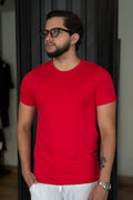 Algodão Egipcio Minimalist MK - Vermelho