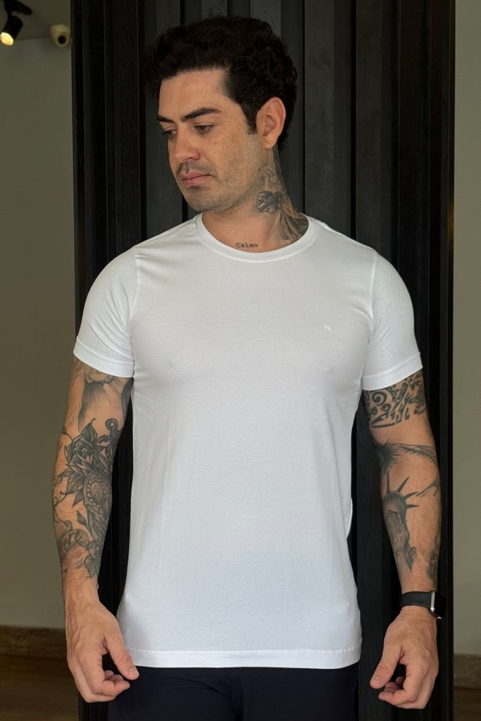 Algodão Egipcio Minimalist MK - Branco