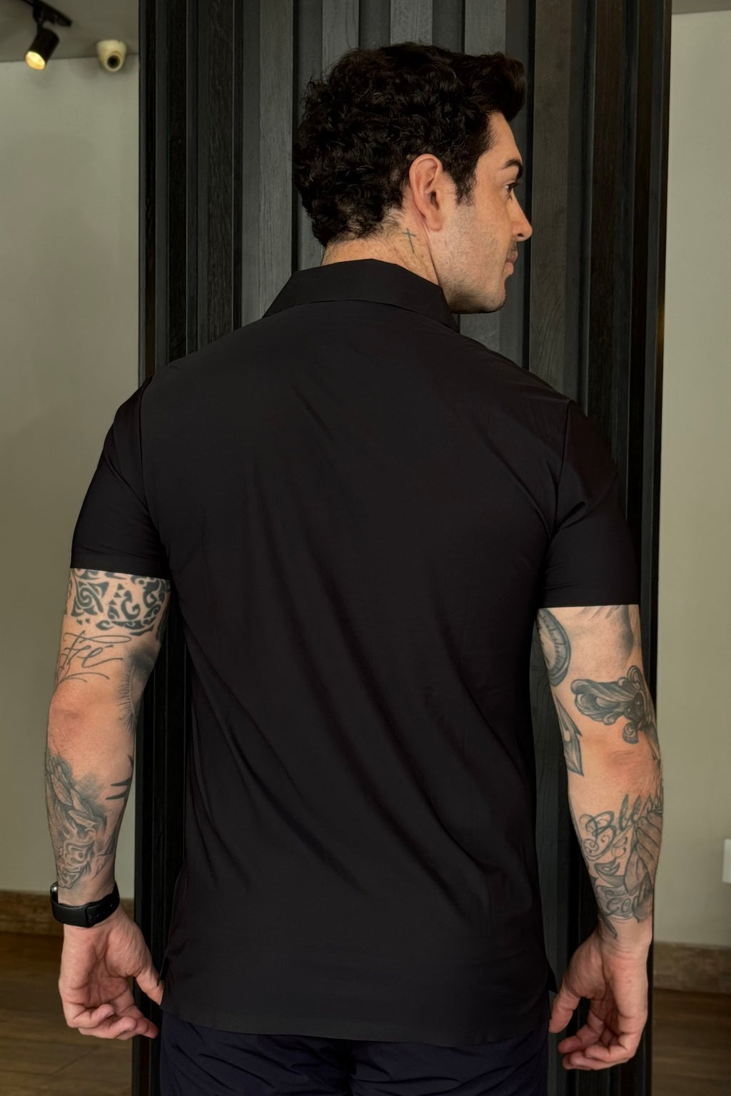 Polo Botão Tech