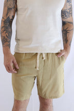 Short de Linho Mykonos - Bege
