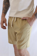 Short de Linho Mykonos - Bege