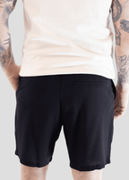 Short de Linho Mykonos - Preto