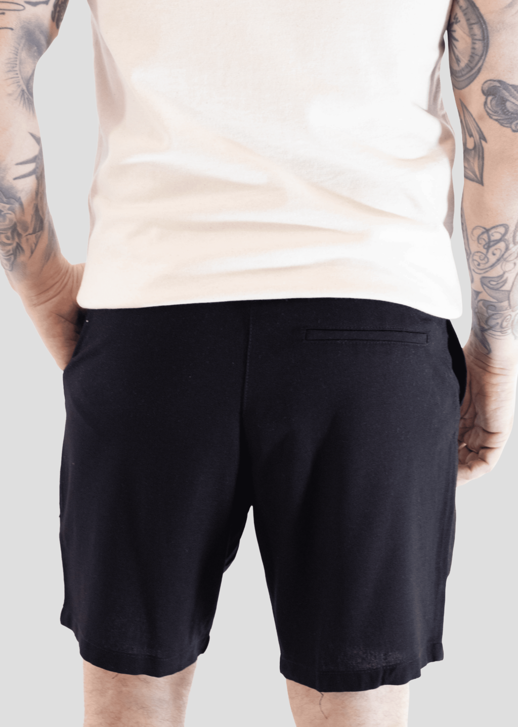 Short de Linho Mykonos - Preto