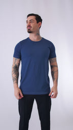 Algodão Egipcio Minimalist MK - Azul
