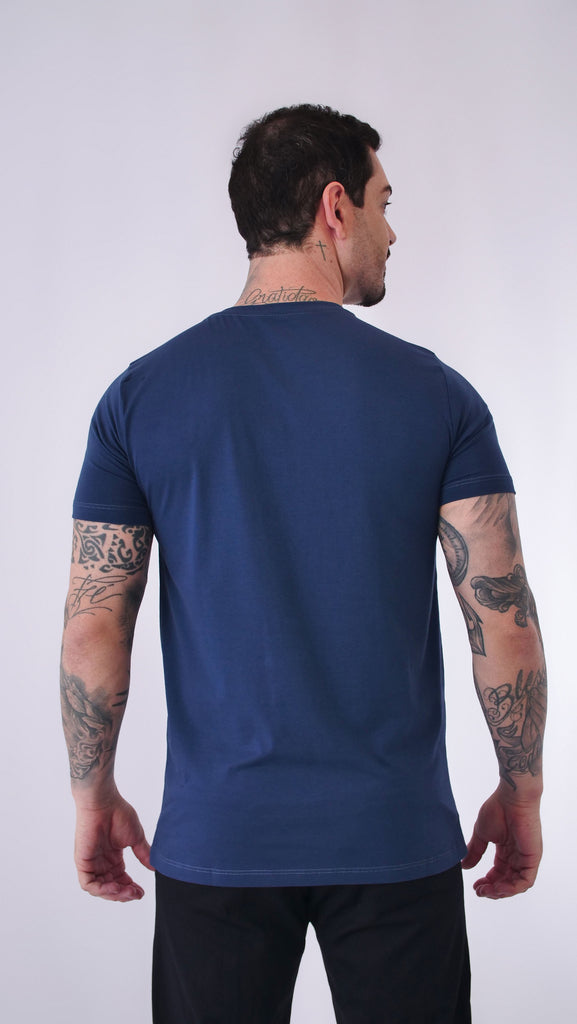 Algodão Egipcio Minimalist MK - Azul
